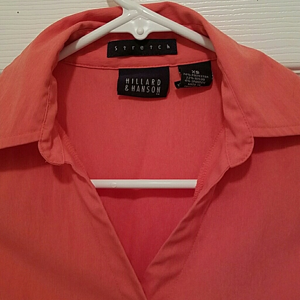 Light orange or orange pink combi color top - Picture 2 of 2